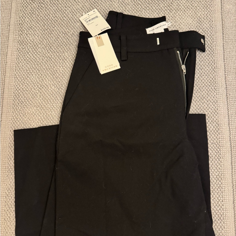Good American Classic Black Men's Dress Pants